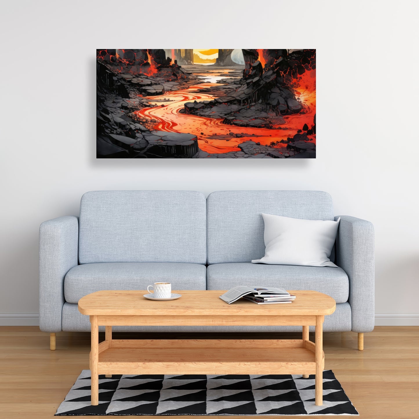 Charred - 32"x32" Canvas
