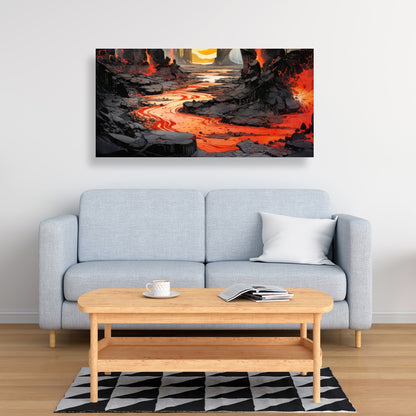 Charred - 32"x32" Canvas