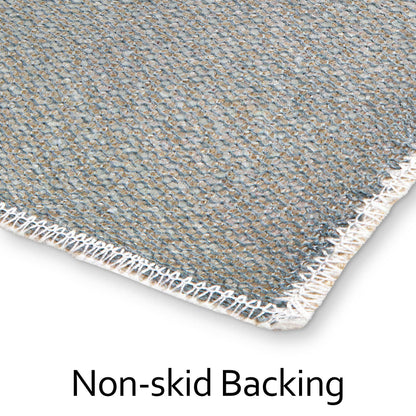 Tapis d'extérieur rond rayé Harmony | Accent de décoration d'intérieur