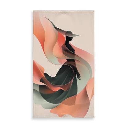 Elegance Black Indoor Outdoor Tablecloth for Home Decor