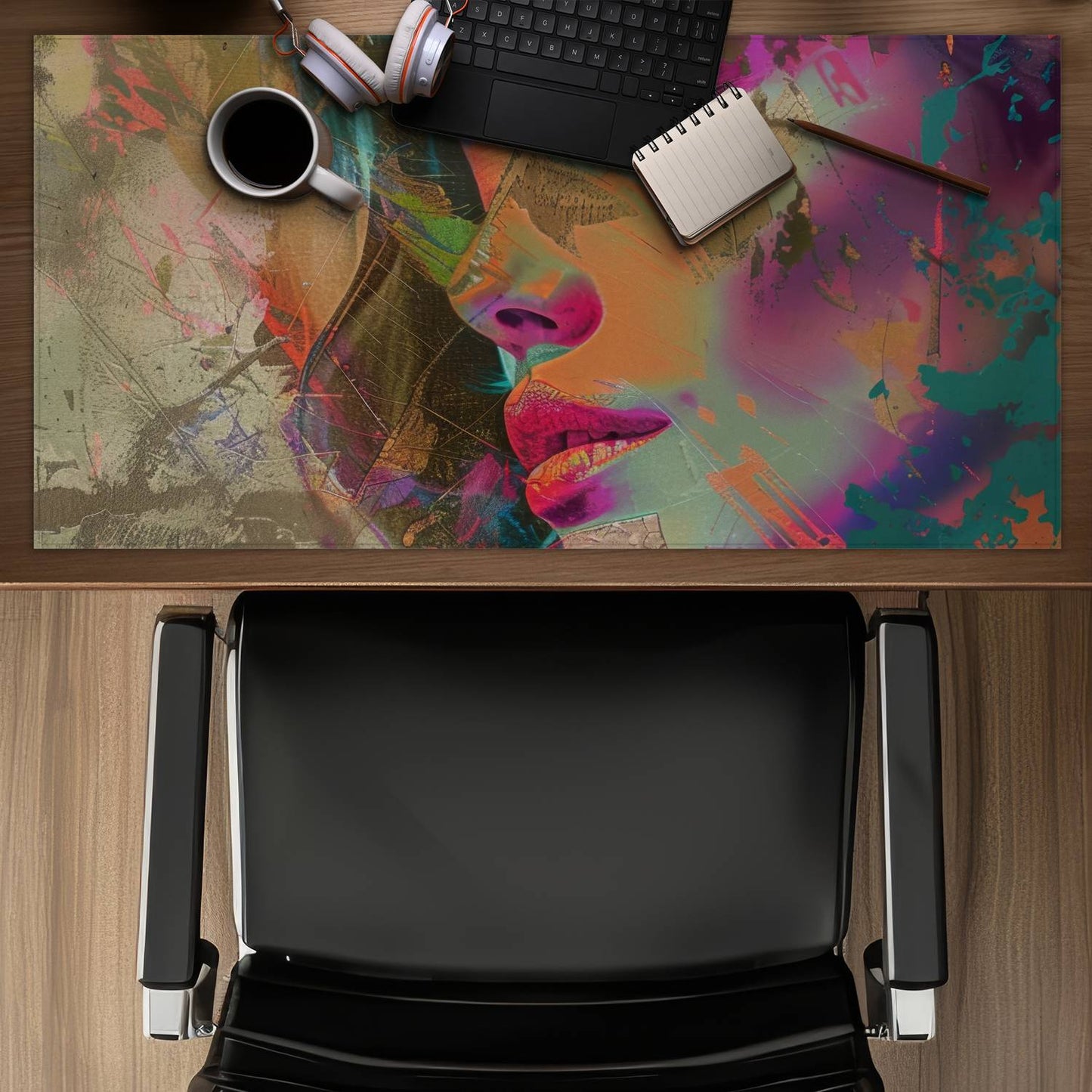 Grunge look - Desk mat - Print on demand