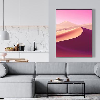 Calm dunes - 36"x36" Framed canvas