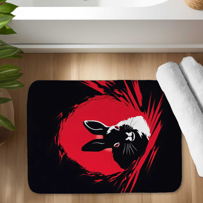 Bad Intentions Black Bath Mat | Stylish Home Decor Essential