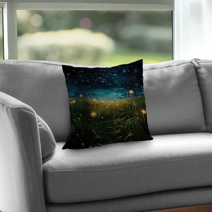 Coussin décoratif en sergé polyester « Ciel nocturne » | Accessoire de décoration intérieure