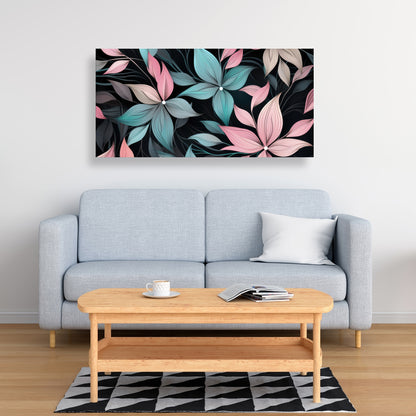 Desaturated flowers - 32"x32" Canvas