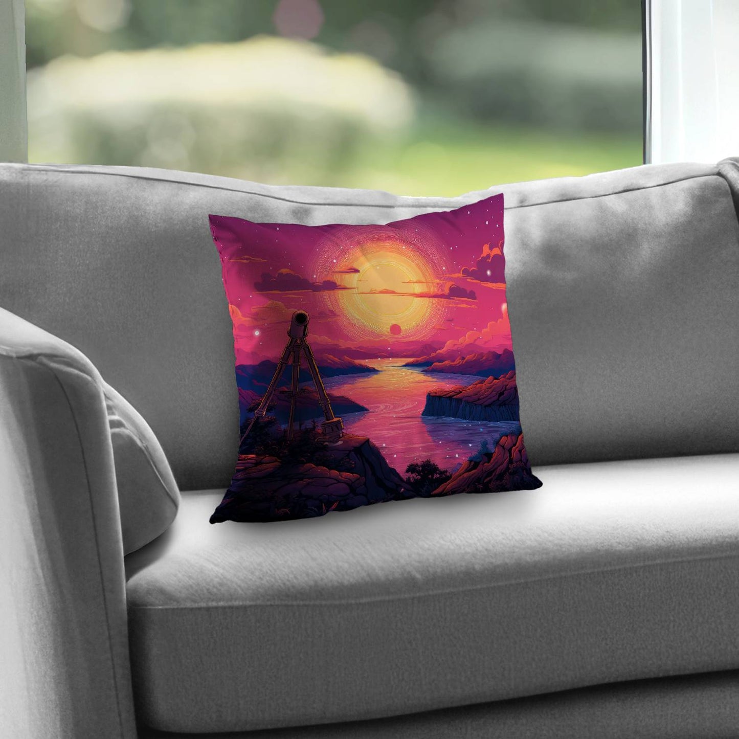 Skybound - Throw pillow - Print on demand