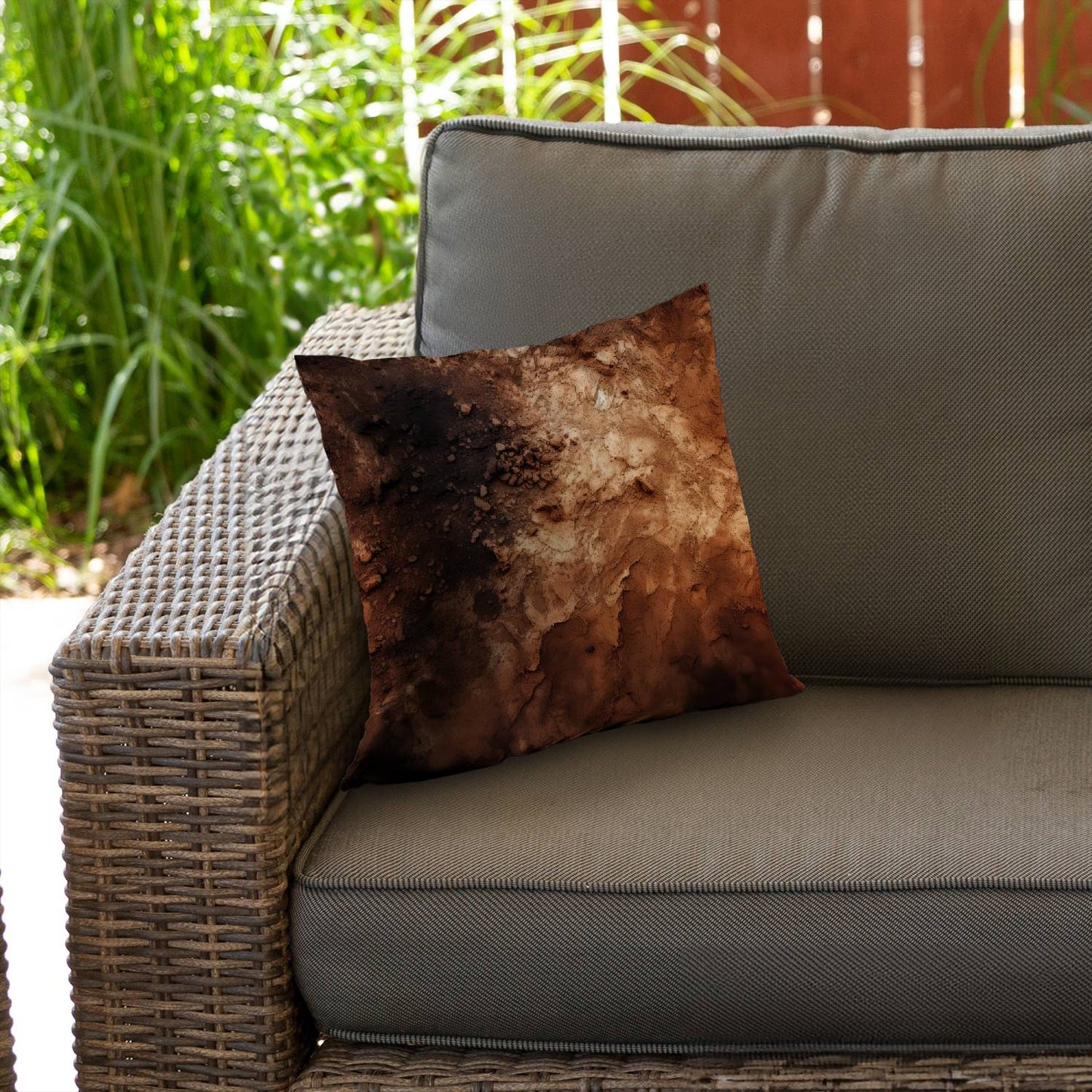 Rusty - Throw pillow - Print on demand