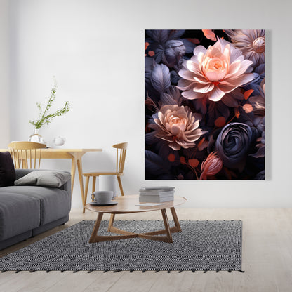 Sublime Light - White Canvas Art for Elegant Home Decor