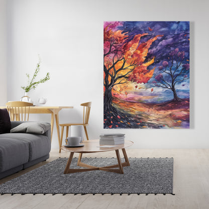 Before the Storm - Blue Canvas Home Decor Art Piece