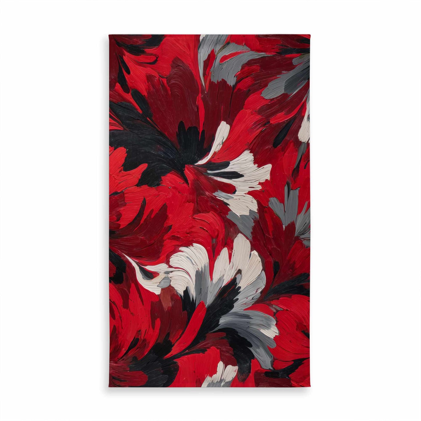 Red Flow Indoor Outdoor Tablecloth | Stylish Home Decor