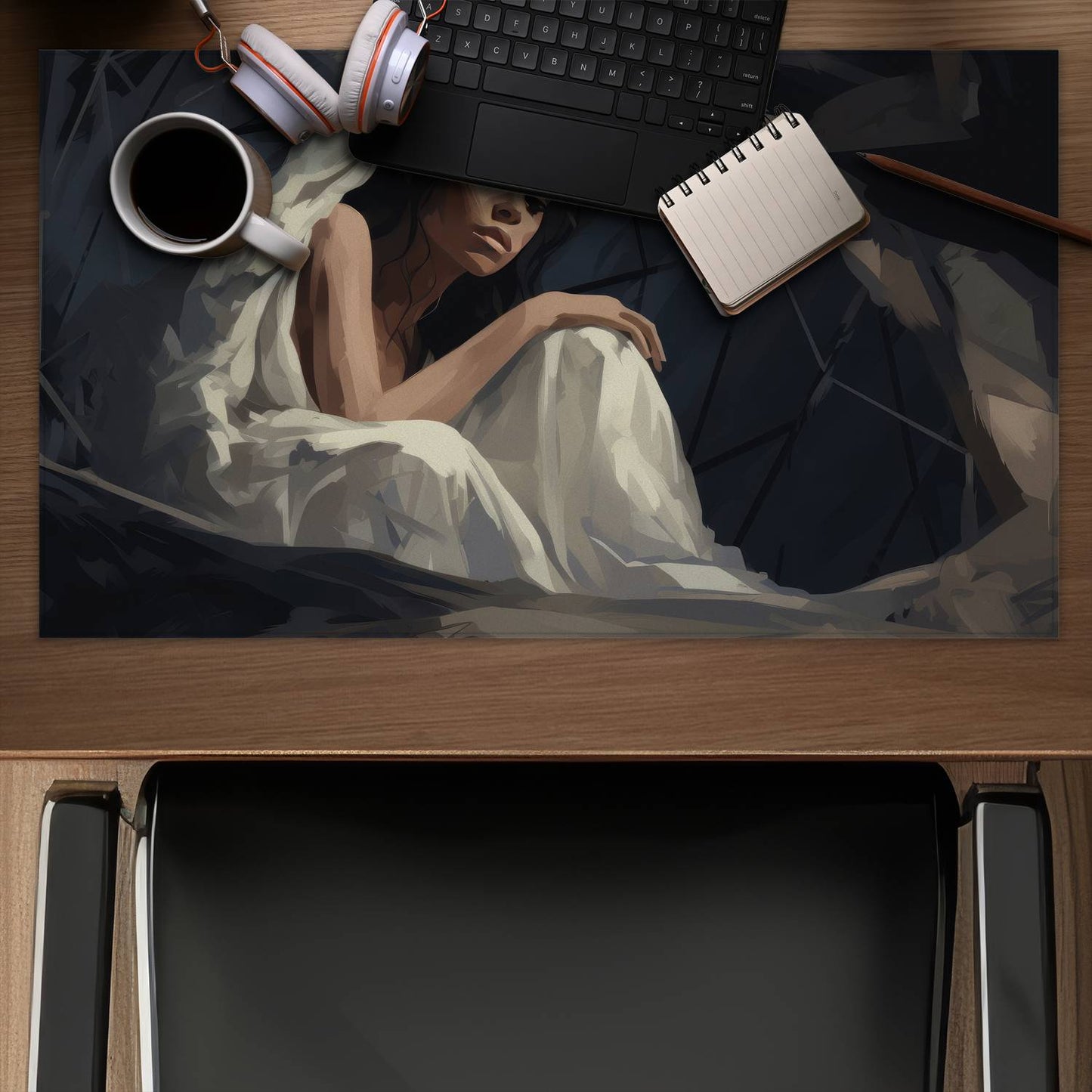 Cocooned - Desk Mat