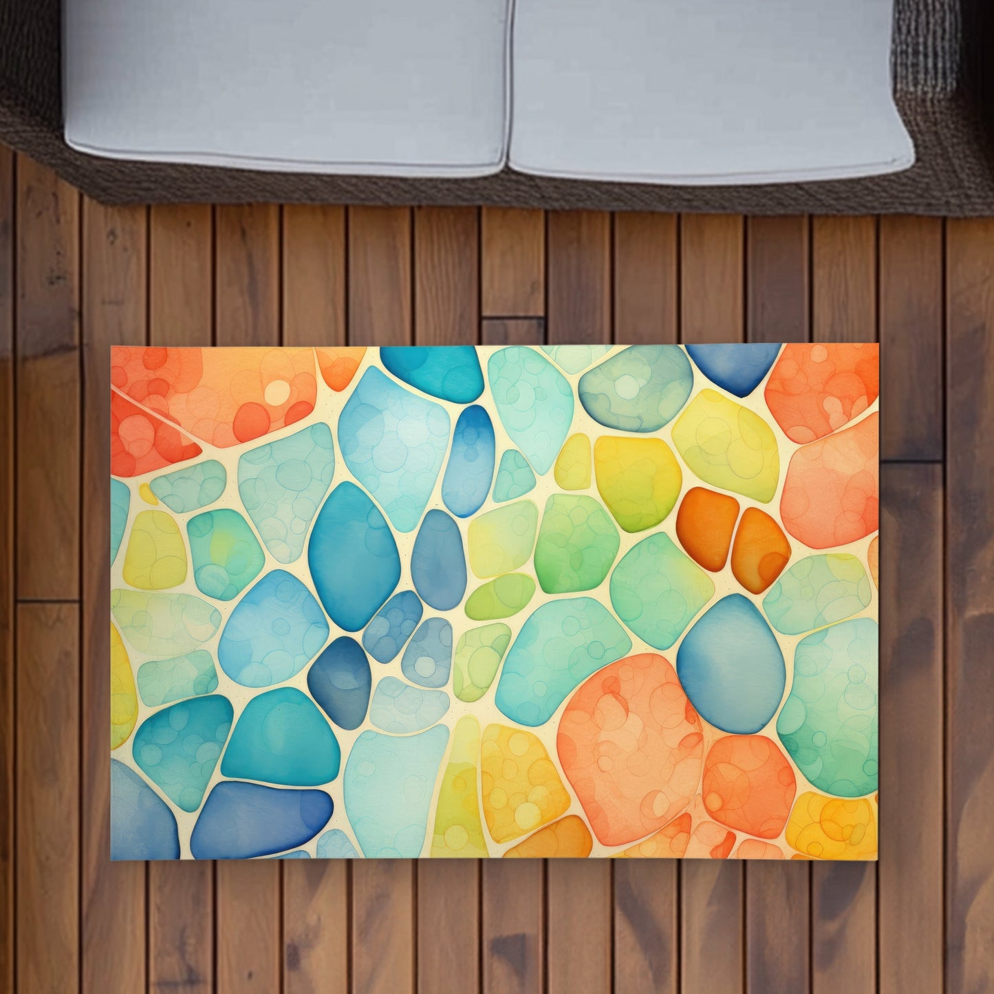 Tapis d'extérieur Blobs | Décoration élégante pour les terrasses