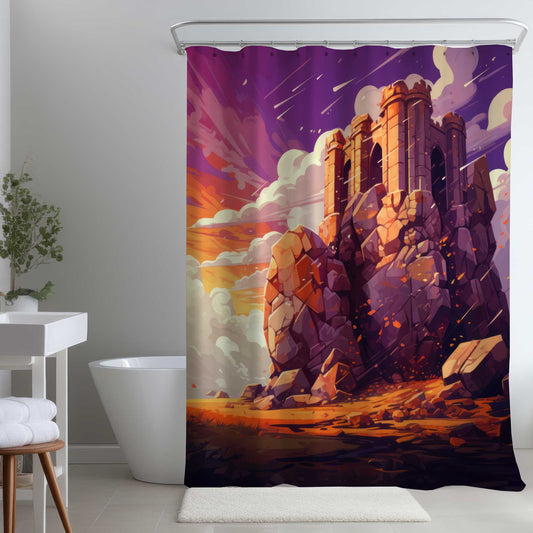 The Last Remains - Purple Shower Curtain for Home Decor