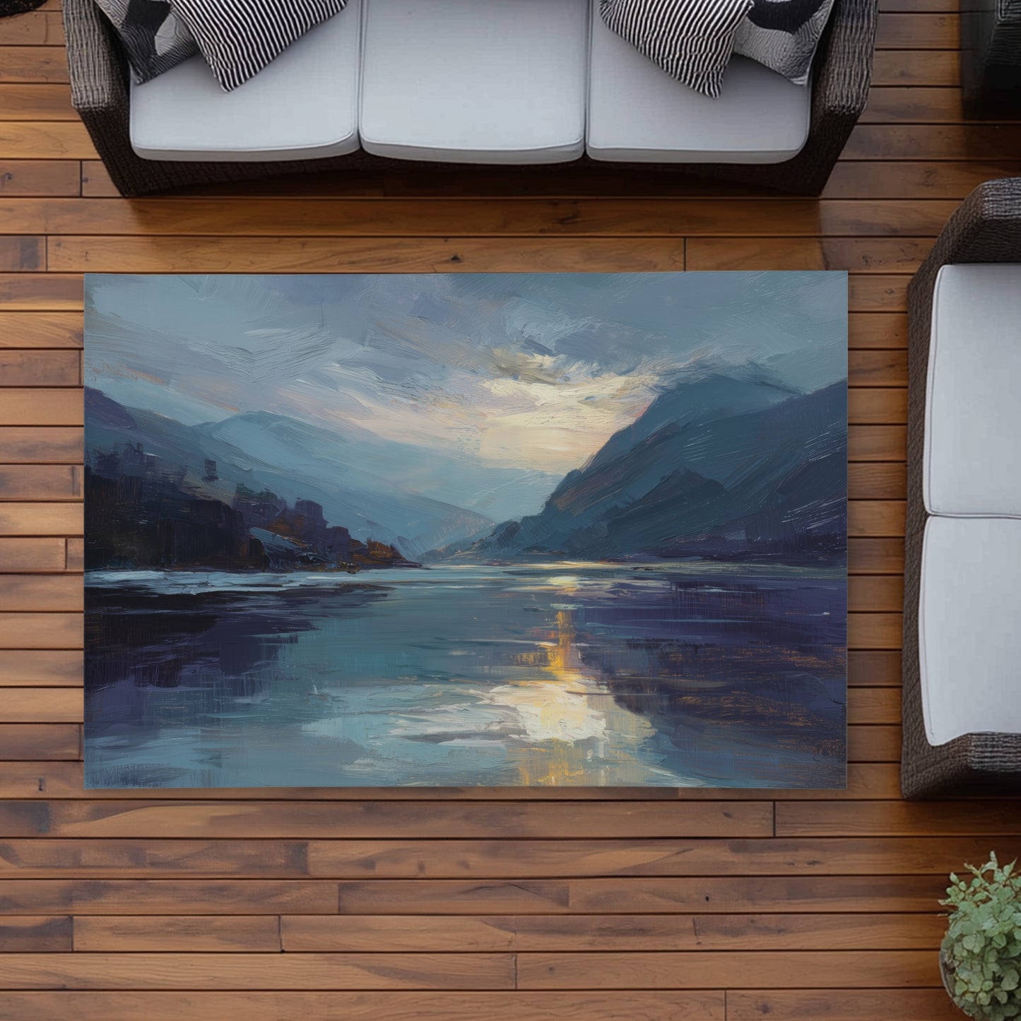 Tapis d'extérieur Obscure - Décoration élégante pour les terrasses