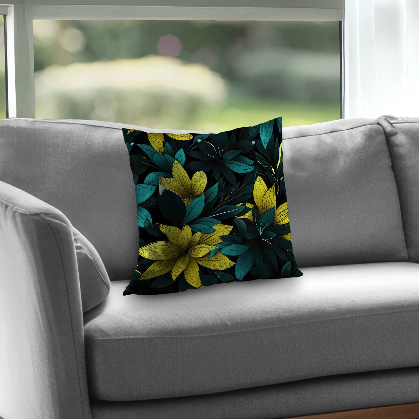 Potent - Throw pillow - Print on demand