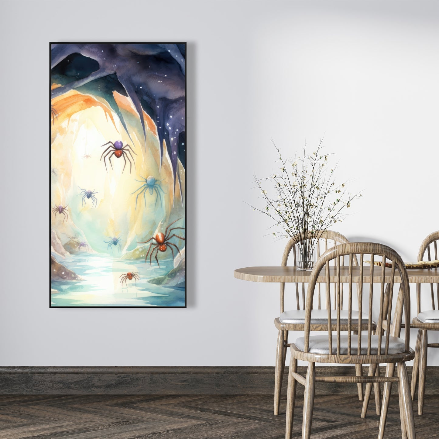 Dire - 36"x36" Framed canvas