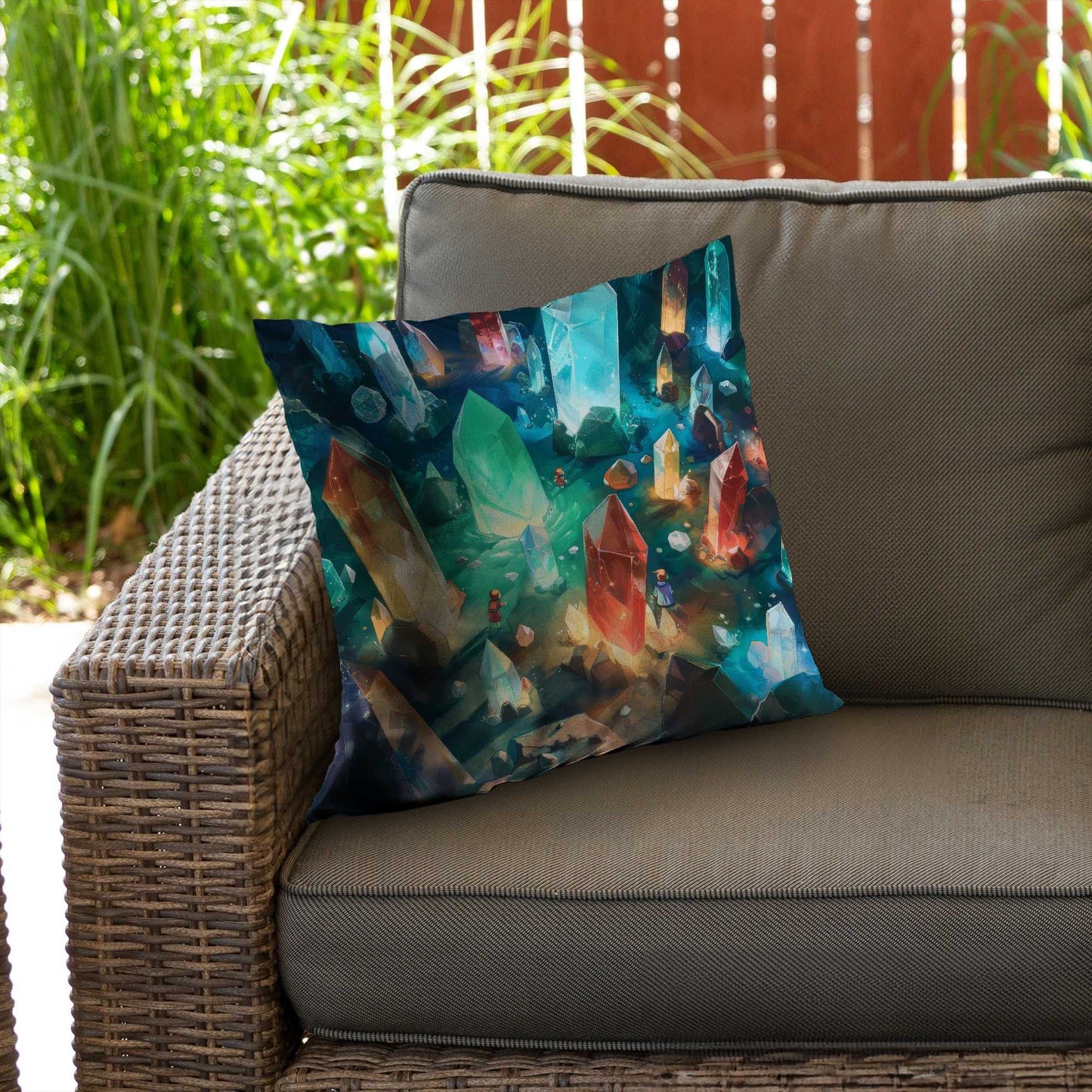 The Quest Poly Twill Throw Pillow - Stylish Home Decor