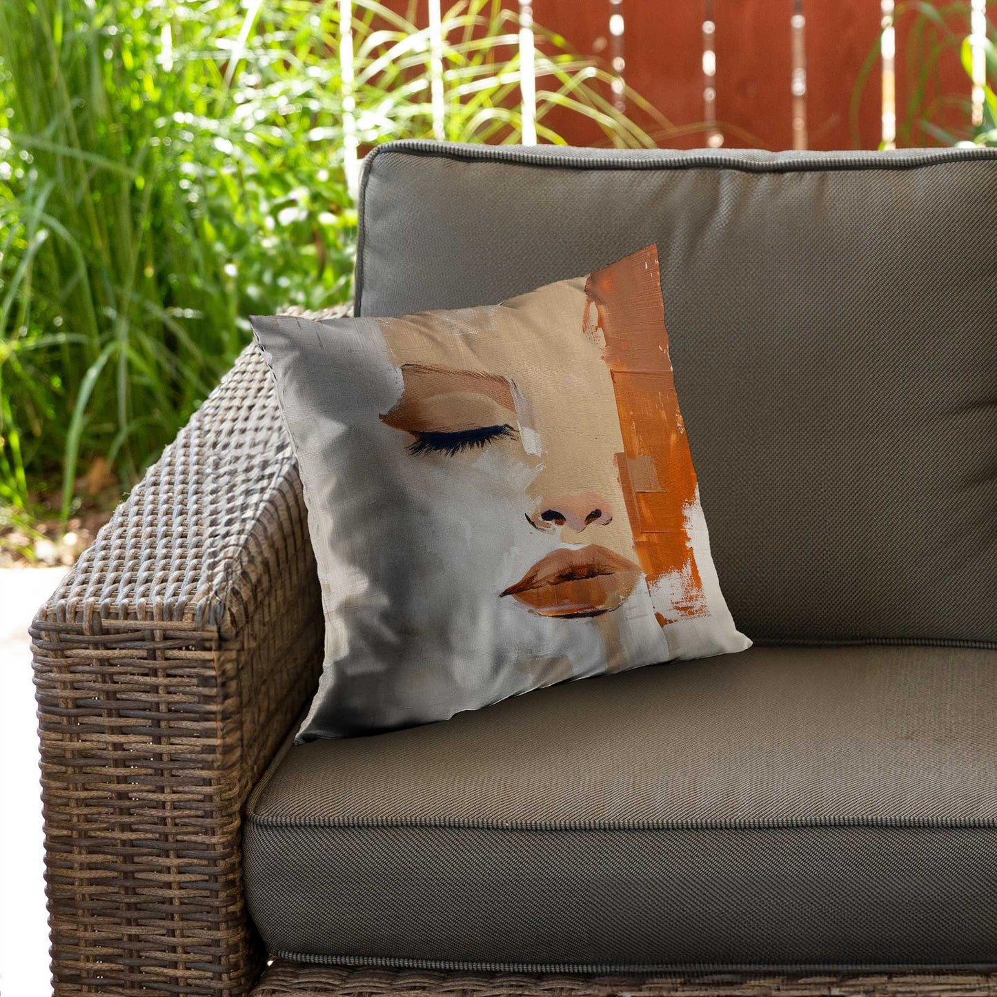 Half Poly Twill Throw Pillow Insert for Home Decor - Stylish