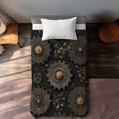 Cog pattern - 88"x88" Duvet Cover