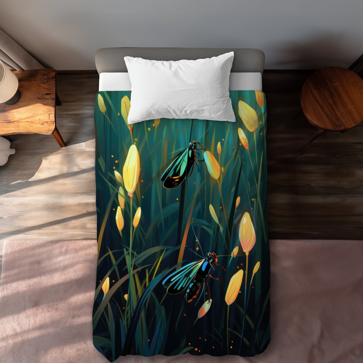 Appealing Orange Duvet Cover | Stylish Home Decor Upgrade