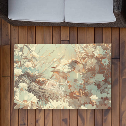 The Nest Yellow Outdoor Area Rug | Stylish Design