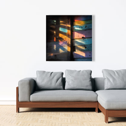Casting Rainbows - Green Canvas Home Decor for Vibrant Spaces