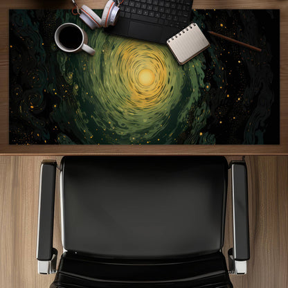 Swirling gases - Yellow gaming mat for home decor | Stylish Design