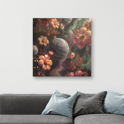 Flower space - 32"x32" Canvas