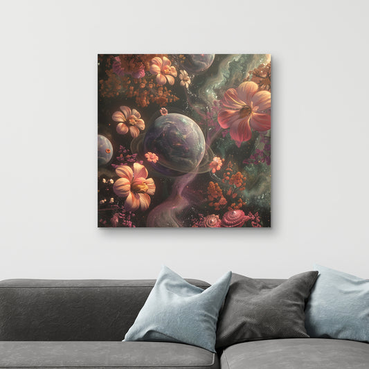 Flower space - 32"x32" Canvas