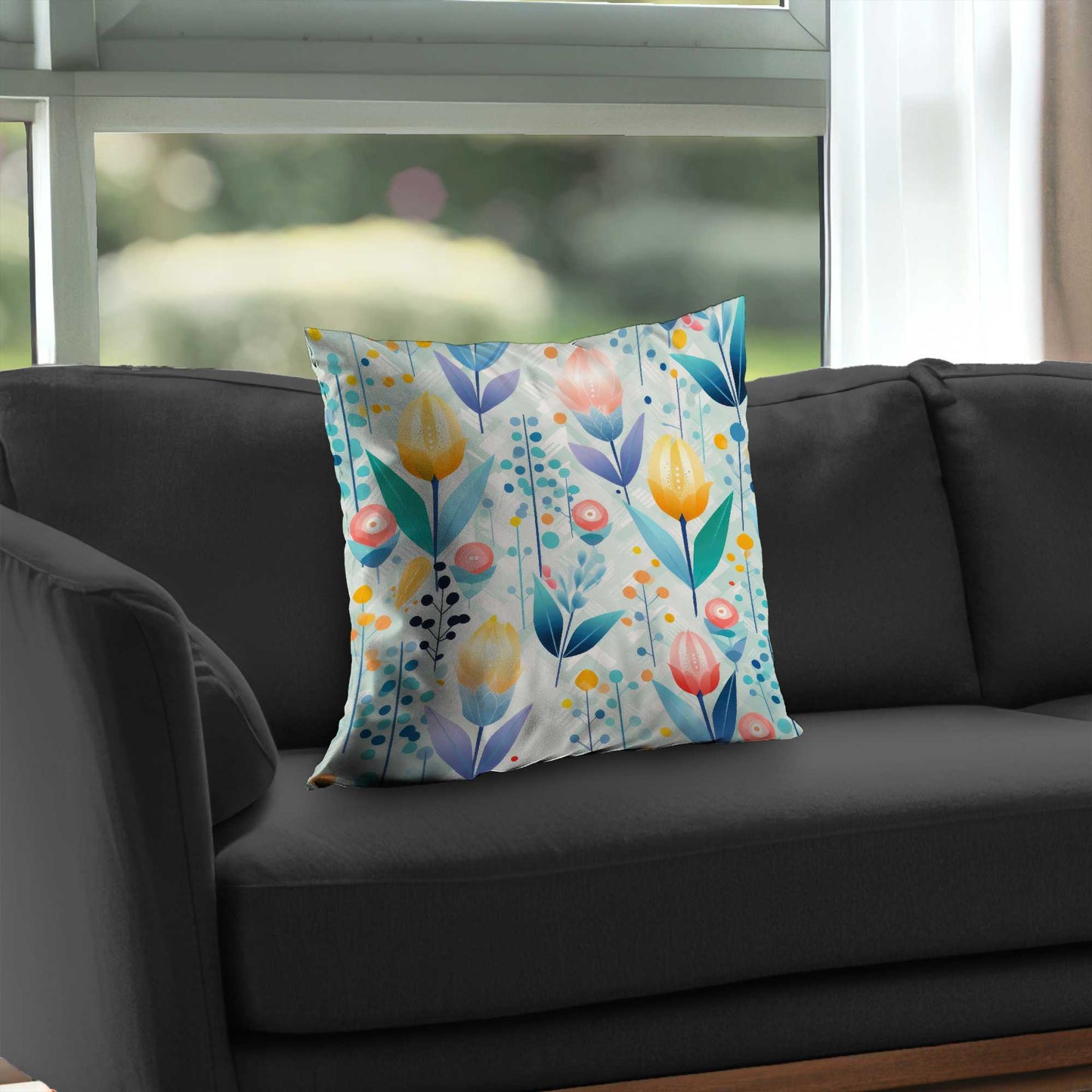 Calming Scents Orange Poly Twill Throw Pillow - Decor Insert