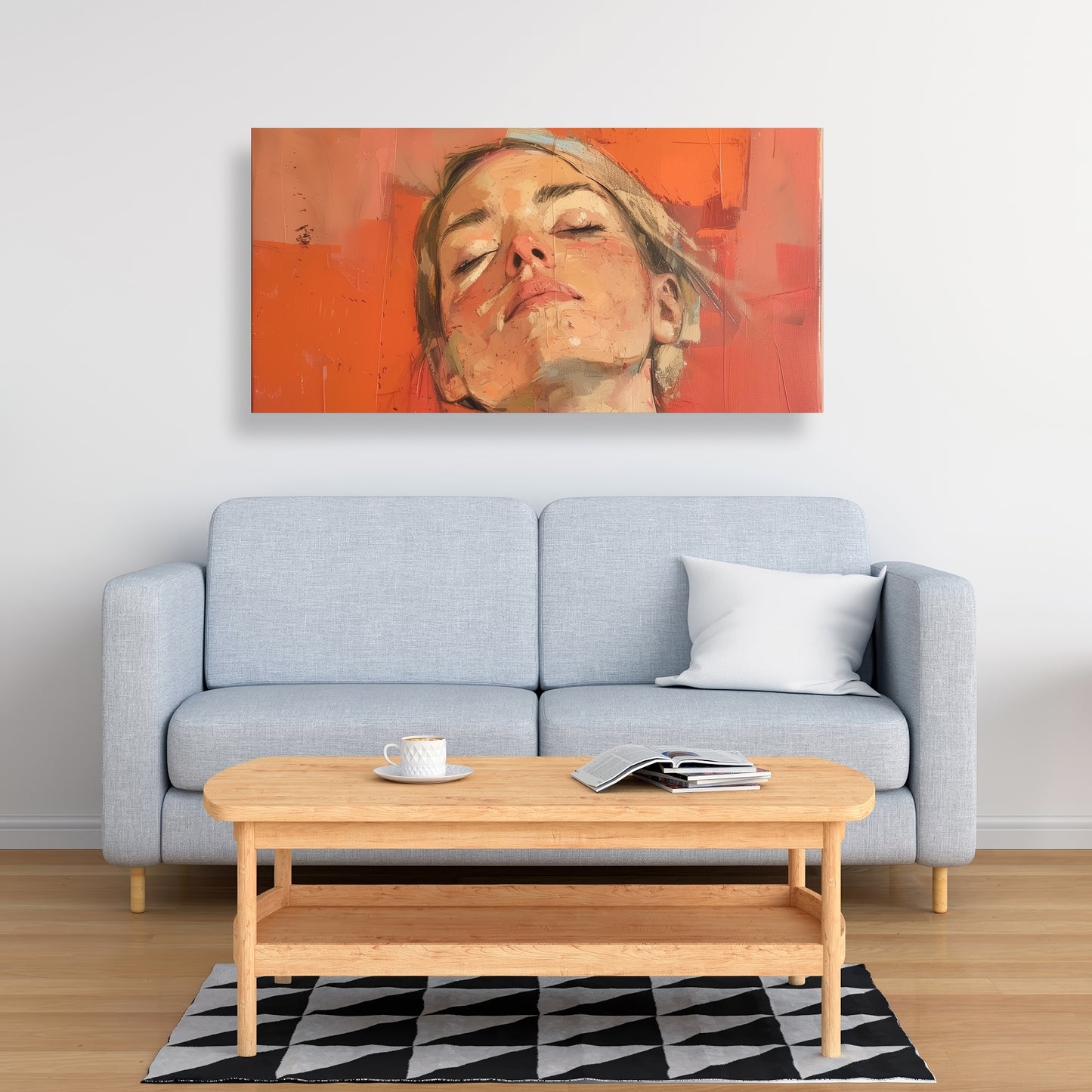 Relief - Pink Canvas Art for Stylish Home Decor Solutions