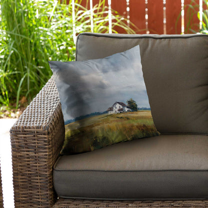 Marsh Poly Twill Throw Pillow - Stylish Home Decor Accent
