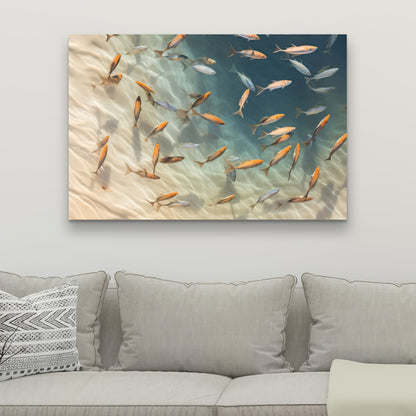 Away from the sand - 32"x32" Canvas