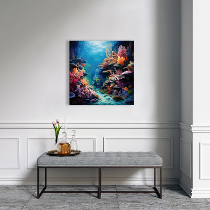 Coral - 32"x32" Canvas