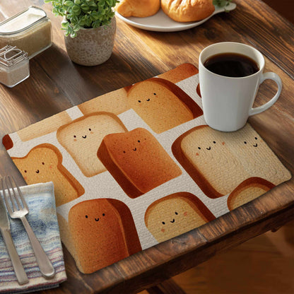 Set de table tressé Toasty Smiles pour une décoration d'intérieur stylée