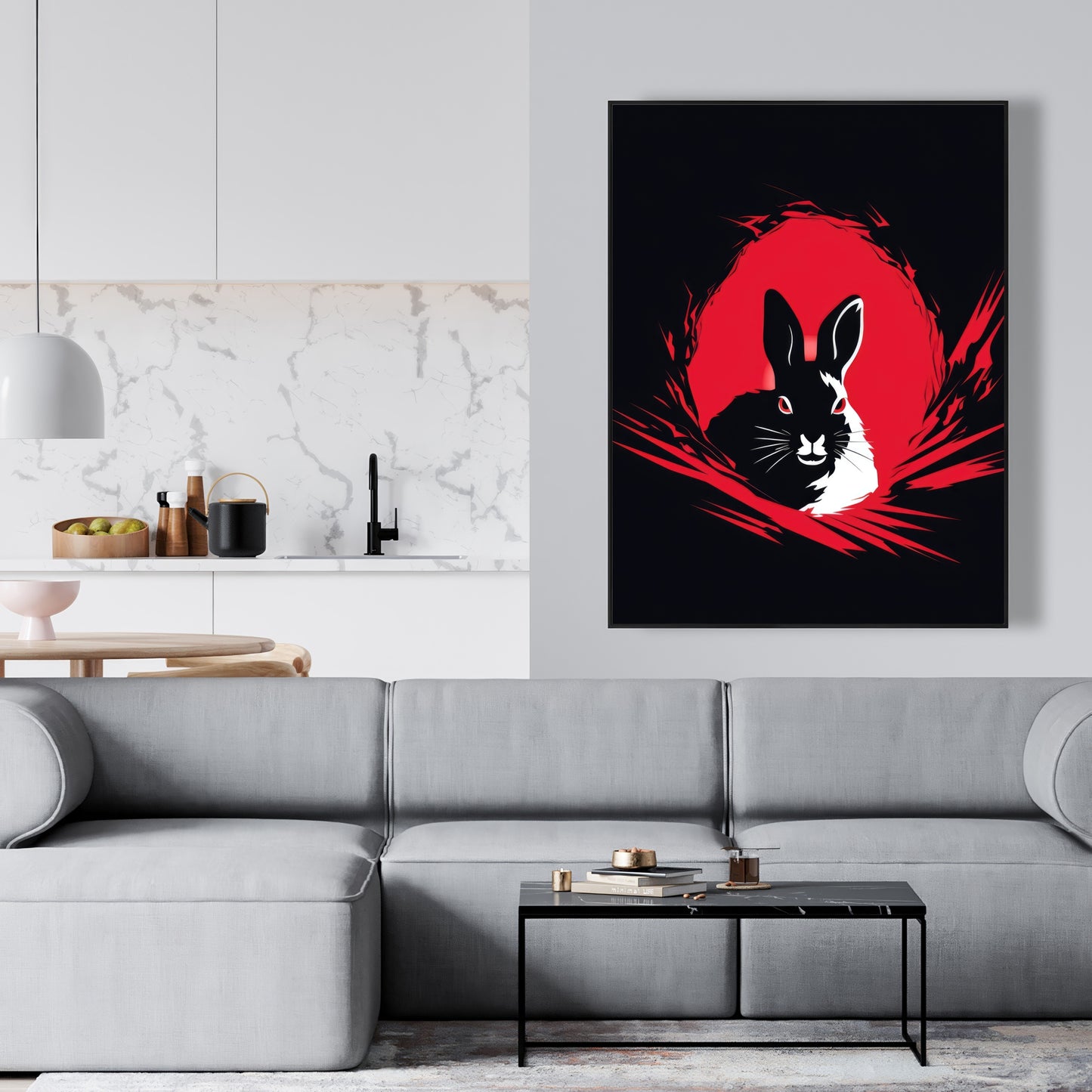 Bad intentions - Framed Canvas - Print on demand