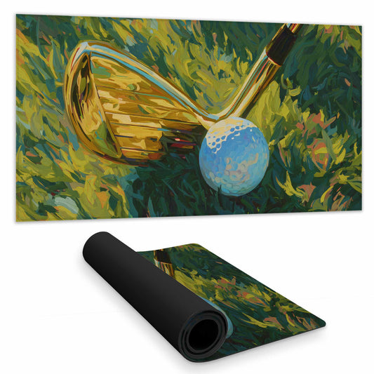 Golden club Desk Mat - Stylish Home Decor for Your Workspace