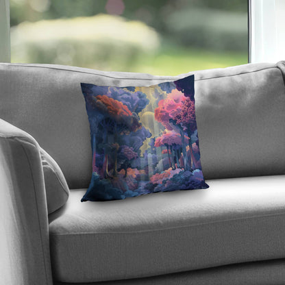 Beams Poly Twill Throw Pillow - Stylish Home Decor Accent