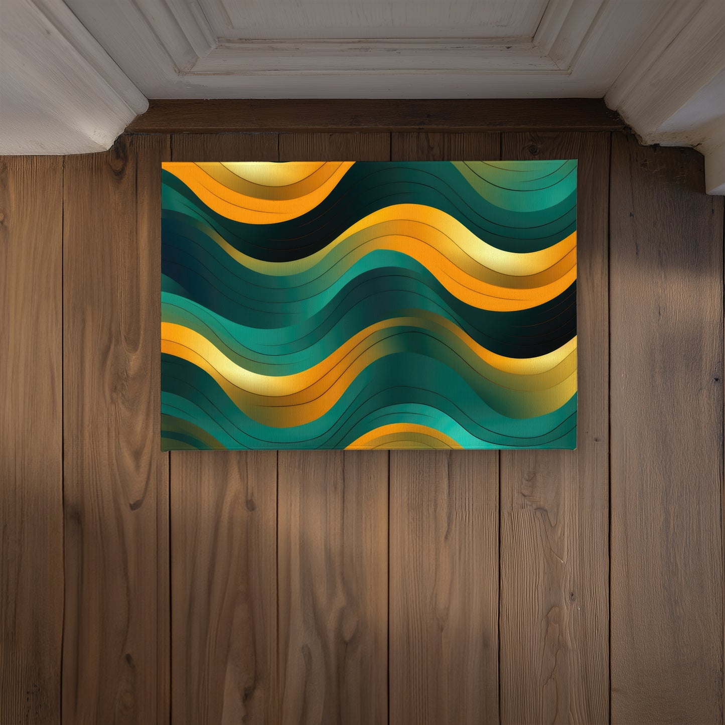 Voluptuous Turquoise Indoor Outdoor Door Mat | Home Decor