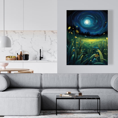 Between grass blades - 32"x32" Canvas
