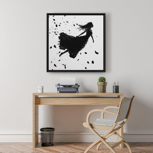 Floating - 24"x24" Framed canvas