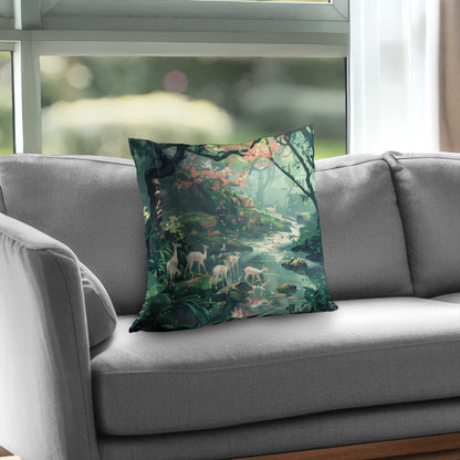 Sipping Poly Twill Throw Pillow - Stylish Home Decor Accent