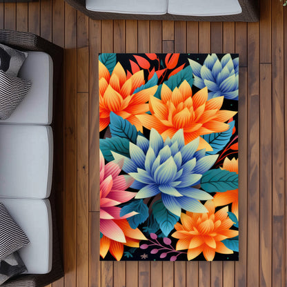 Tapis d'extérieur Color Bouquet | Élégant accent de décoration intérieure