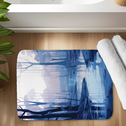 Cold and muddy - 17"x24" Bath mat