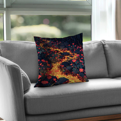 Dodging Nature Black Poly Twill Throw Pillow Insert | Home Decor