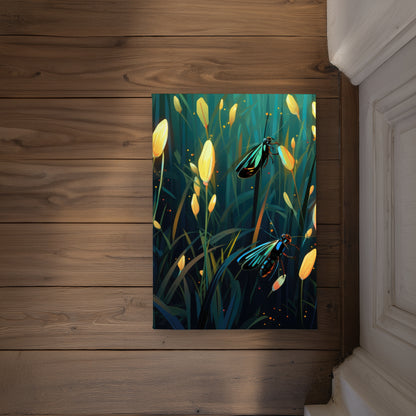 Appealing Yellow Indoor Outdoor Door Mat - Decor Essentials