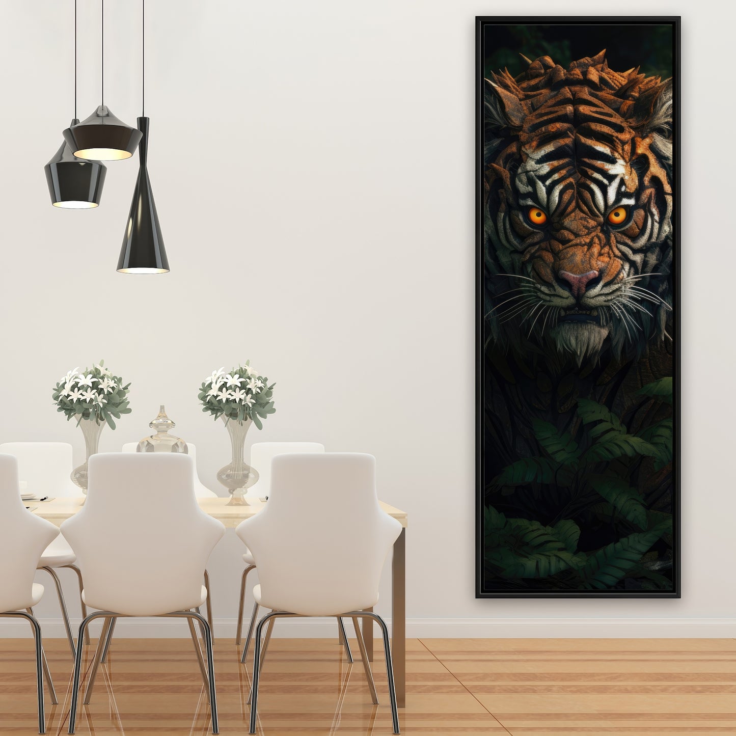 Predator Green Framed Canvas - Stylish Home Decor Accent