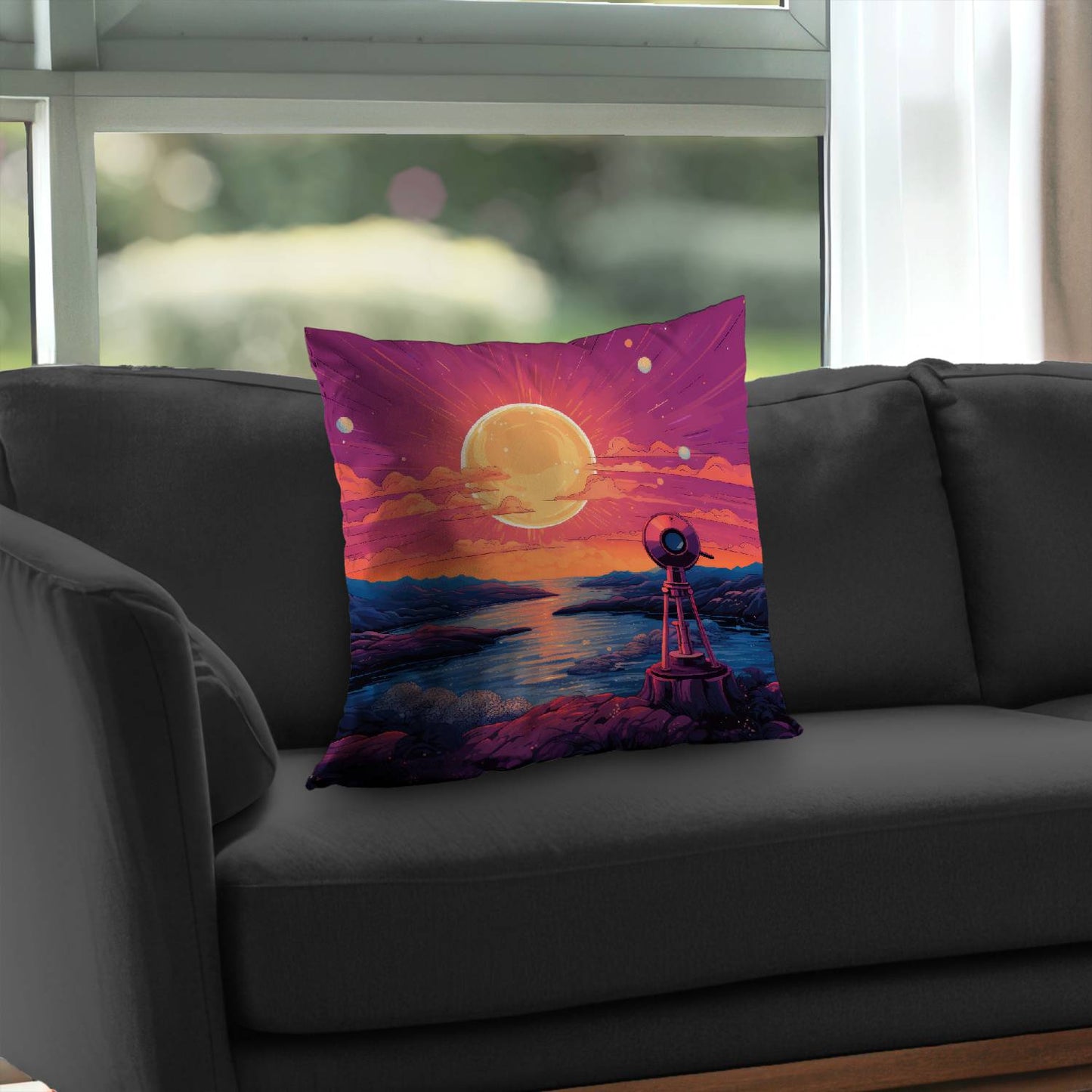 Measure the calm - Throw pillow - Print on demand