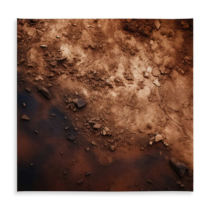 The Dark Patch White Indoor/Outdoor Tablecloth