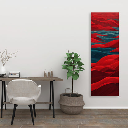 Red Sea - Red Canvas Art for Stunning Home Decor